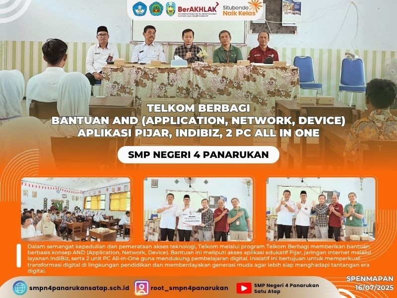 TELKOM BERBAGI BANTUAN AND (application, network, device) aplikasi pijar, indibiz, 2 pc all in one