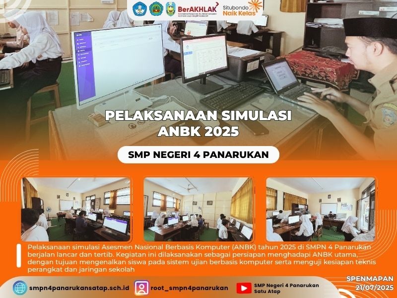 PELAKSANAAN SIMULASI ANBK 2025