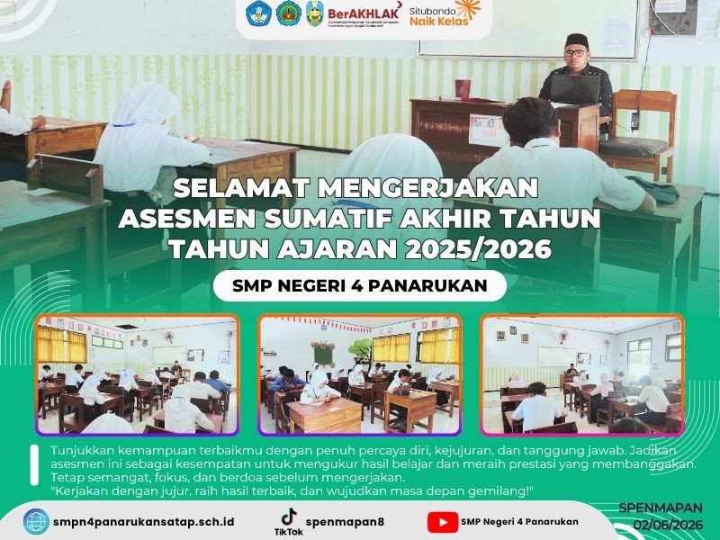 SELAMAT MENGERJAKAN ASESMEN SUMATIF AKHIR TAHUN TAHUN AJARAN 2025/202